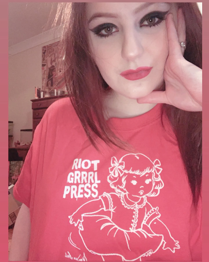 Riot Grrrl Press -Skater Girl T-SHIRT