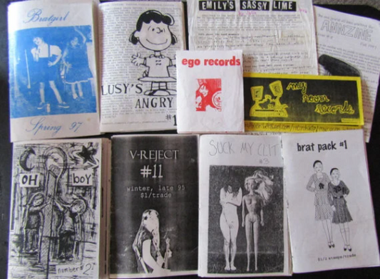 Riot Grrrl Nostalgia zine grab bag ONE