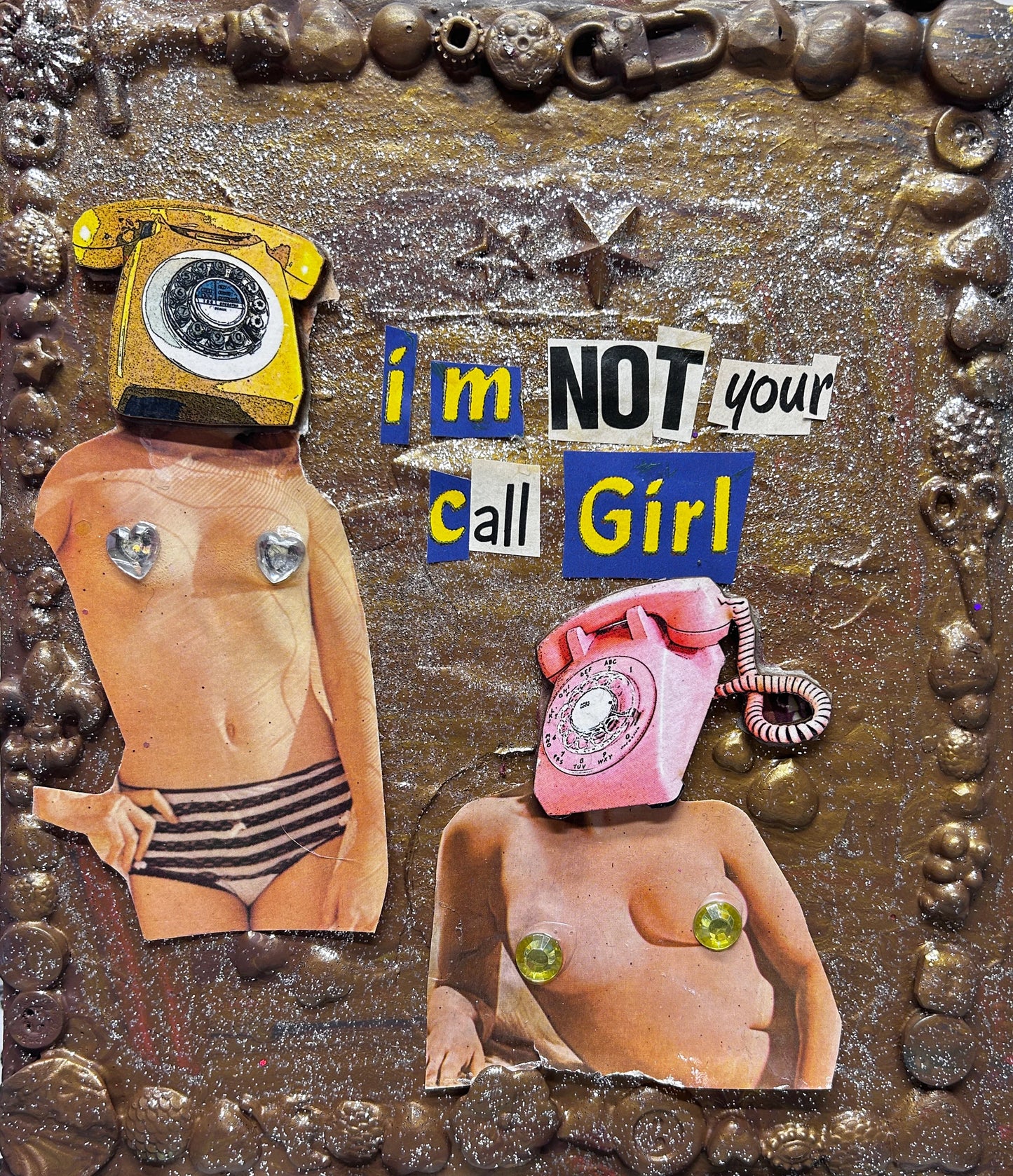 Call Girl {Original Collage}