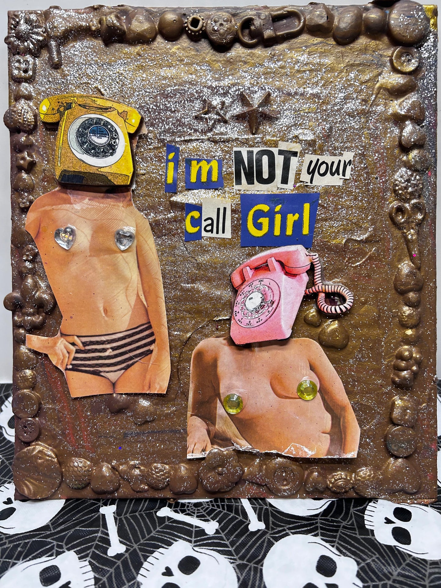 Call Girl {Original Collage}