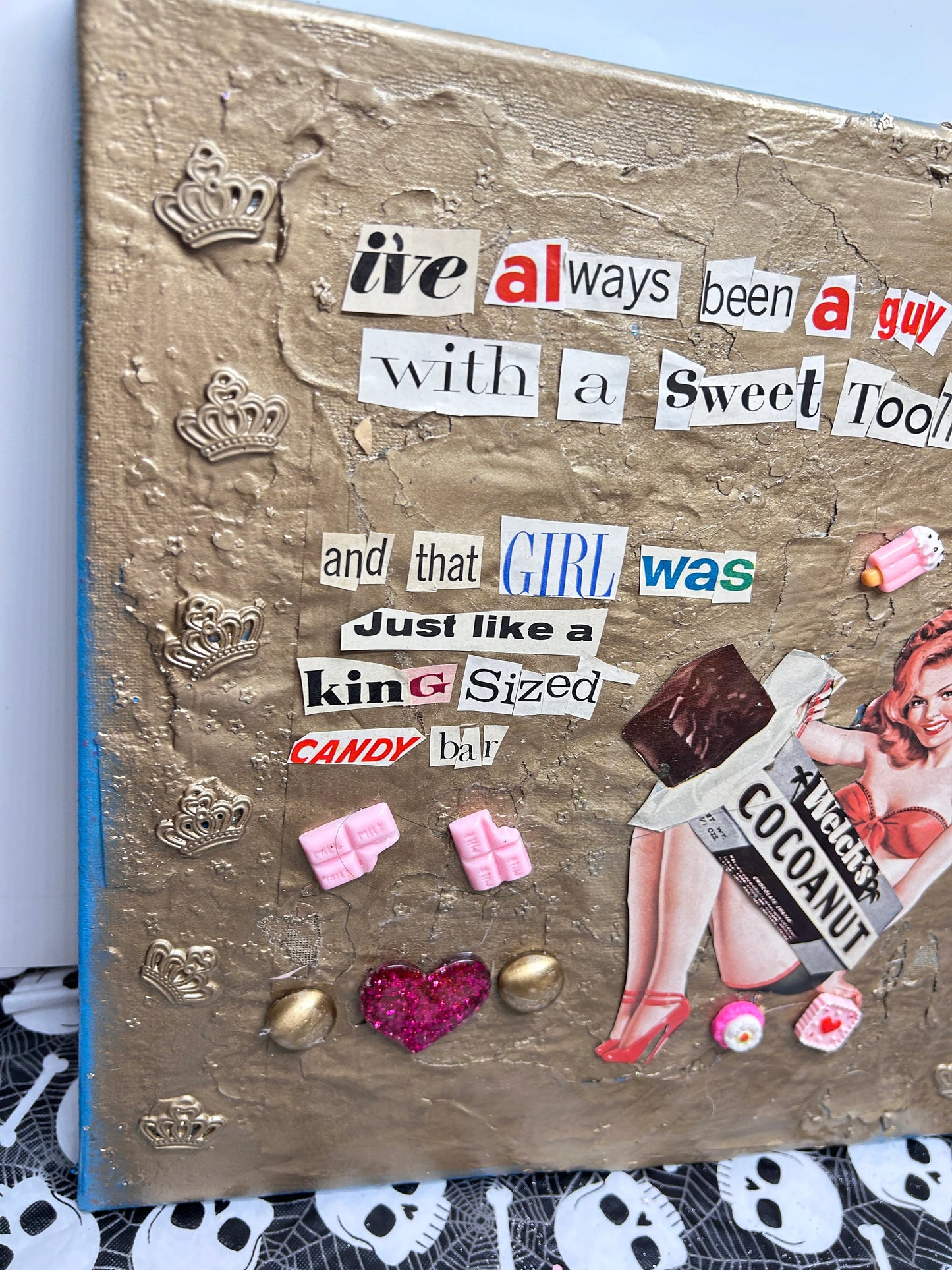 King Sized Candy Bar {Original Collage}