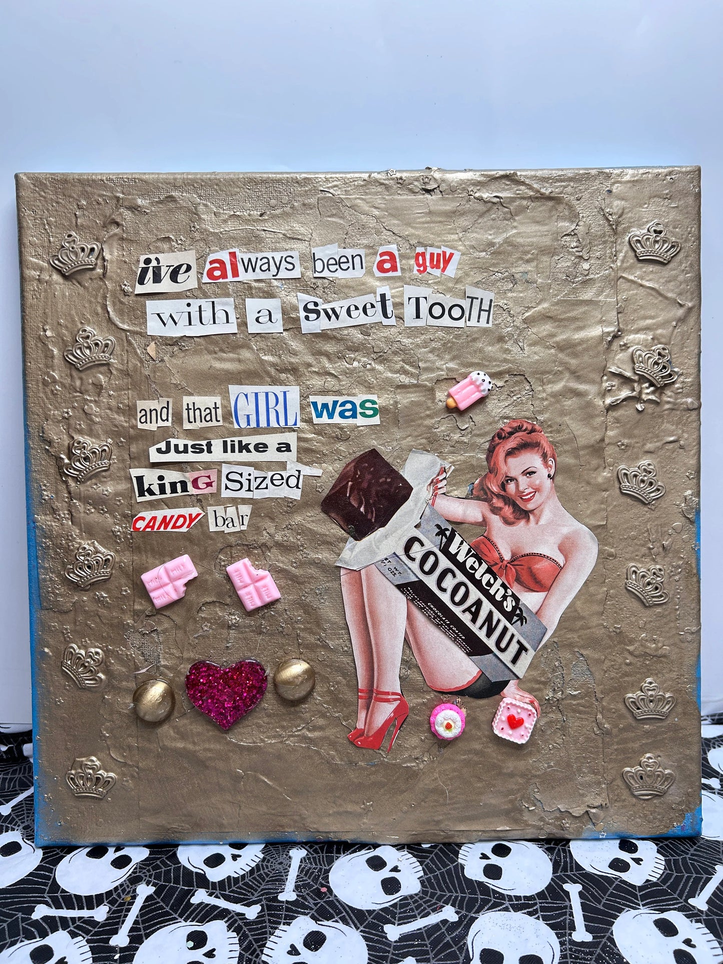 King Sized Candy Bar {Original Collage}