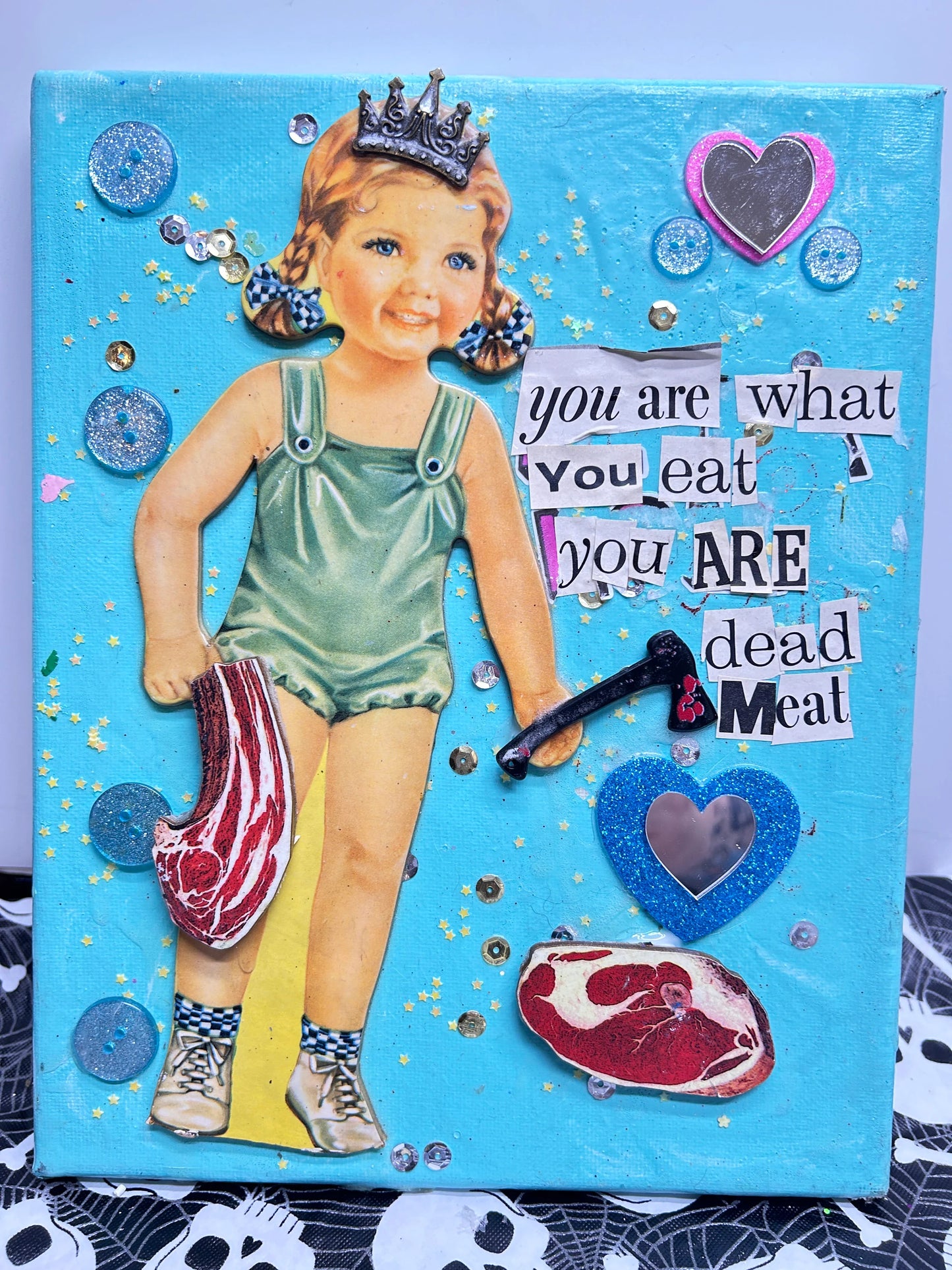 "You Are Dead Meat" {Original Collage}