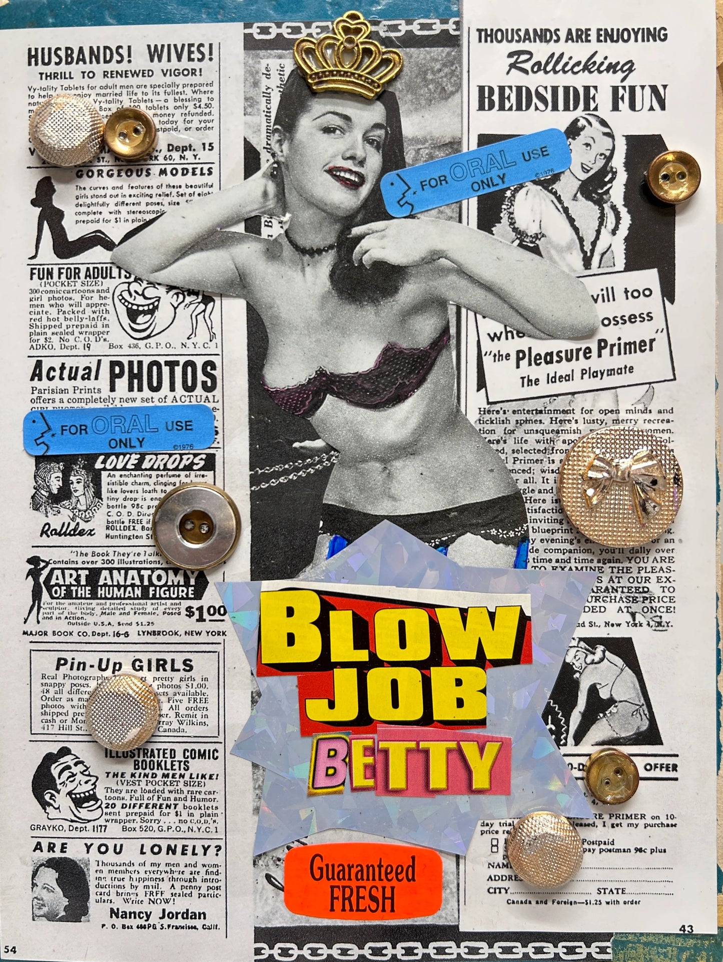 BJ Betty {Original Collage