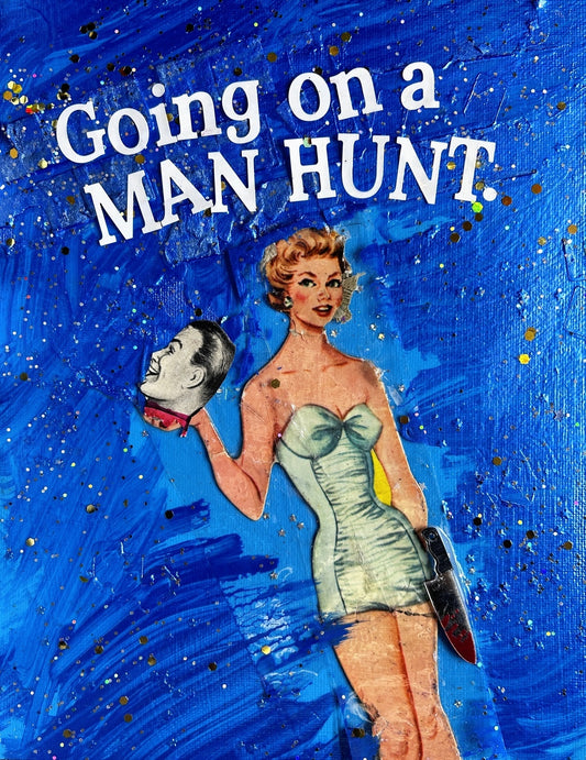 Man Hunt {Original Collage}