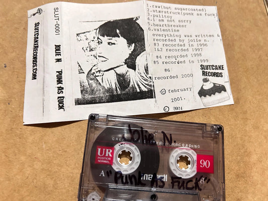 "Punk As Fuck"  spoken word cassette